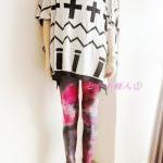 Sexy Punk Stripes Style Leggings