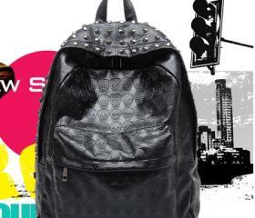 Punk Style Skull Rivet Handbag 
