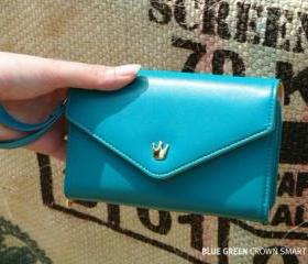 Blue Phone Bag Purse Change Purse Wallet With Card Pocket